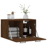 vidaXL Nástenná skrinka, hnedý dub 60x36,5x35 cm, kompozitné drevo – Obrázok 4