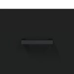 vidaXL Nástenná skrinka čierna 80x36,5x35 cm kompozitné drevo – Obrázok 9