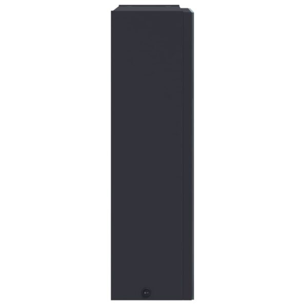 vidaXL kúpeľňová zrkadlová skrinka s LED svetlošedá 45x13x52 cm – Obrázok 7