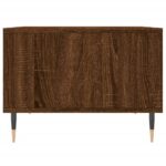 vidaXL Konferenčný stolík hnedý dub 60x50x36,5 cm spracované drevo – Obrázok 5