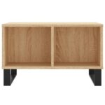 vidaXL Konferenčný stolík dub sonoma 60x50x36,5 cm spracované drevo – Obrázok 4