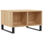 vidaXL Konferenčný stolík dub sonoma 60x50x36,5 cm spracované drevo – Obrázok 6