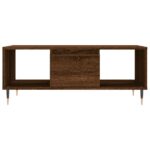 vidaXL Konferenčný stolík hnedý dub 90x50x36,5 cm spracované drevo – Obrázok 5