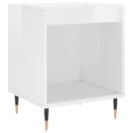 vidaXL Nočné stolíky 2 ks lesklé biele 40x35x50 cm kompozitné drevo – Obrázok 4