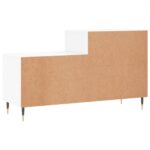 vidaXL Botník lesklý biely 102x36x60 cm spracované drevo – Obrázok 6