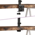 vidaXL Držiak na tri monitory čierny oceľový VESA 75/100 mm – Obrázok 7