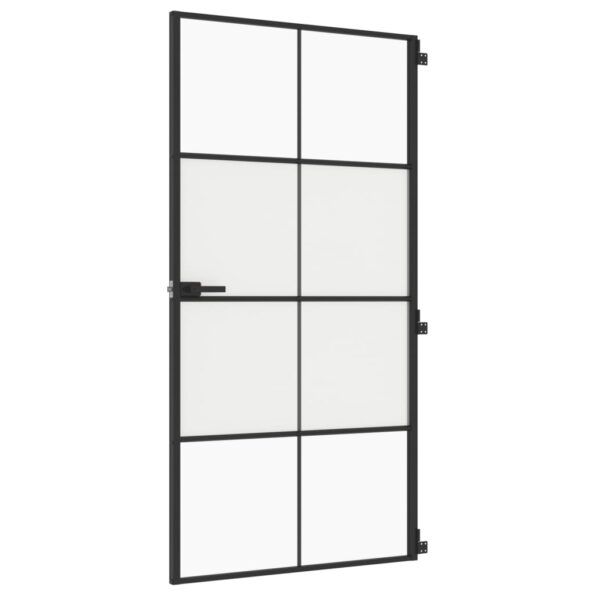 VXL8721012119826_a_en_hd_1.jpg vidaXL Vnútorné dvere tenké čierne 102,5x201,5cm tvrdené sklo a hliník – Obrázok 2