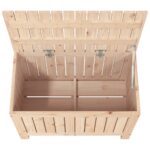 vidaXL Záhradný úložný box 76x42,5x54 cm masívna borovica – Obrázok 8