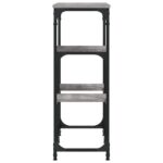 vidaXL Konzolový stolík sivý sonoma 89,5x28x76 kompozitné drevo – Obrázok 5