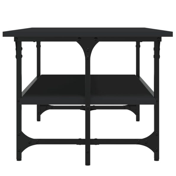 vidaXL Konferenčný stolík čierny 100x50x40 cm spracované drevo – Obrázok 5