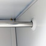 vidaXL Oceľová šatňová skrinka so 6 priehradkami, 90x45x180 cm, šedá – Obrázok 2