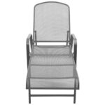 vidaXl Záhradné ležadlo, oceľ, antracitové – Obrázok 3