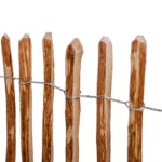 vidaXL Latkový plot, lieskové drevo 90x500 cm – Obrázok 4