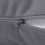 vidaXL Vankúše do exteriéru 4 ks 45x45 cm sivé – Obrázok 2