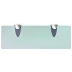vidaXL Nástenná sklenená polička, 30x10 cm, 8 mm – Obrázok 3