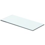 vidaXL Poličkový panel z priehľadného skla, 40x12 cm