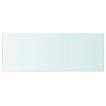 vidaXL Poličkový panel z priehľadného skla, 60x25 cm – Obrázok 2