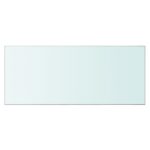 vidaXL Poličkový panel z priehľadného skla, 70x30 cm – Obrázok 2