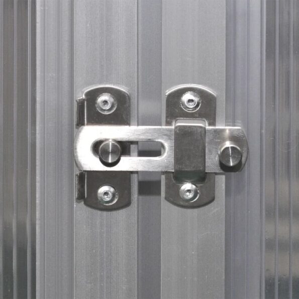 vidaXL Skleník, spevnený hliník 3,46 m² – Obrázok 3