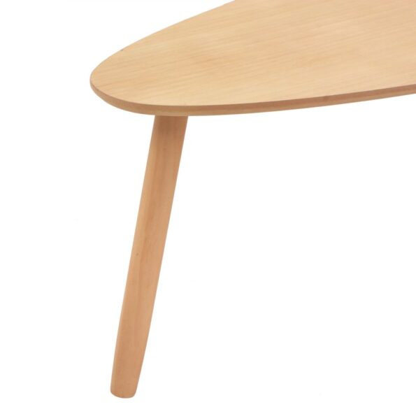 vidaXL Súprava 2 hnedých konferenčných stolíkov, masívne borovicové drevo – Obrázok 10