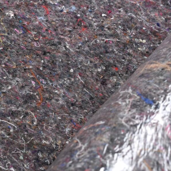 vidaXL Ochranný koberec, fleece, 2 ks, 50 m, 180 g/m², sivý – Obrázok 4