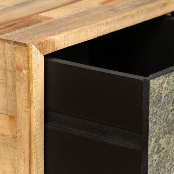 vidaXL Konferenčný stolík z recyklovaného teakového dreva, 90x65x40 cm – Obrázok 2