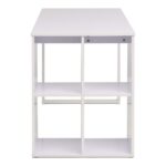 vidaXL Písací stôl 120x60x75 cm, biely – Obrázok 4