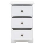 vidaXL Nočný stolík, MDF a borovicové drevo 35x32x59 cm – Obrázok 5