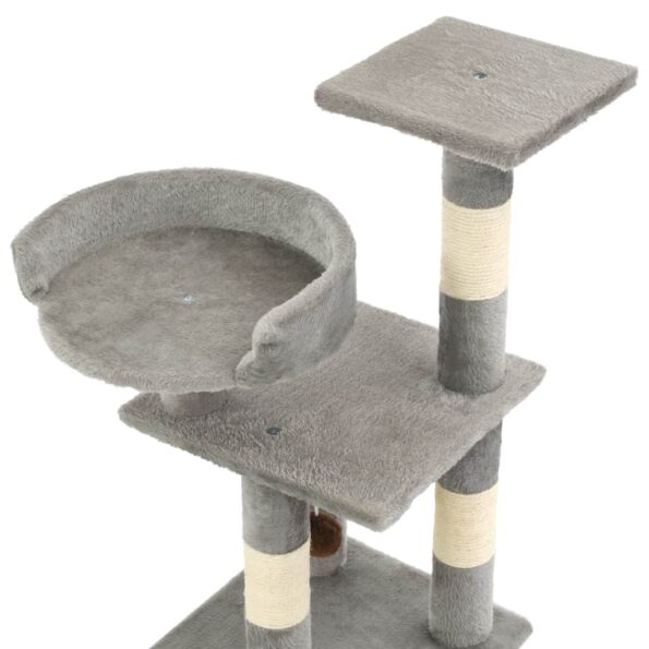 VXL8718475600077_g_en_hd_3.jpg vidaXL Škrabadlo pre mačky so sisalovými stĺpikmi 65 cm sivé – Obrázok 4