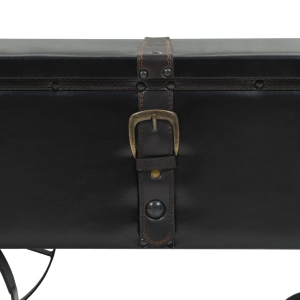 vidaXL Konferenčný stolík, MDF a jedľové drevo 110x55x43 cm – Obrázok 4