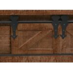 vidaXL Konzolový stolík z jedľového dreva 131x35,5x75 cm hnedý – Obrázok 9