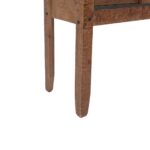 vidaXL Konzolový stolík z jedľového dreva 131x35,5x75 cm hnedý – Obrázok 10
