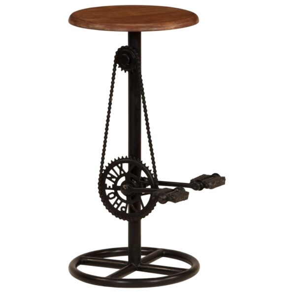 vidaXL Barové stoličky 2 ks, mangový masív – Obrázok 11