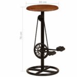 vidaXL Barové stoličky 2 ks, mangový masív – Obrázok 12