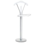 vidaXL Stojan na oblek 45x35x107 cm, biely