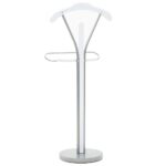 vidaXL Stojan na oblek 45x35x107 cm, biely – Obrázok 4
