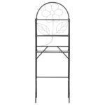 vidaXL Regál nad WC, čierny 60x33x174 cm – Obrázok 2