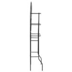vidaXL Regál nad WC, čierny 60x33x174 cm – Obrázok 3