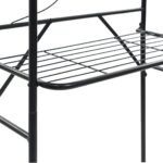 vidaXL Regál nad WC, čierny 60x33x174 cm – Obrázok 6