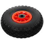 vidaXL Kolesá nakladacieho vozíka 2 ks PU 3.00-4 (260x85) – Obrázok 4