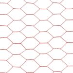 vidaXL Drôtené pletivo, oceľ potiahnutá PVC 25x1,2 m, červené – Obrázok 4