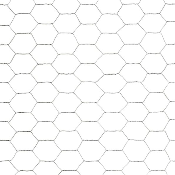 vidaXL Drôtené pletivo, pozinkovaná oceľ 25x1,2 m, strieborné – Obrázok 4
