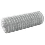 vidaXL Drôtené pletivo, pozinkovaná oceľ 25x0,5 m, strieborné