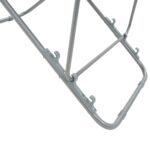 vidaXL Skladacie plážové kreslá 2 ks, oceľ a oxfordská látka, čierne – Obrázok 9