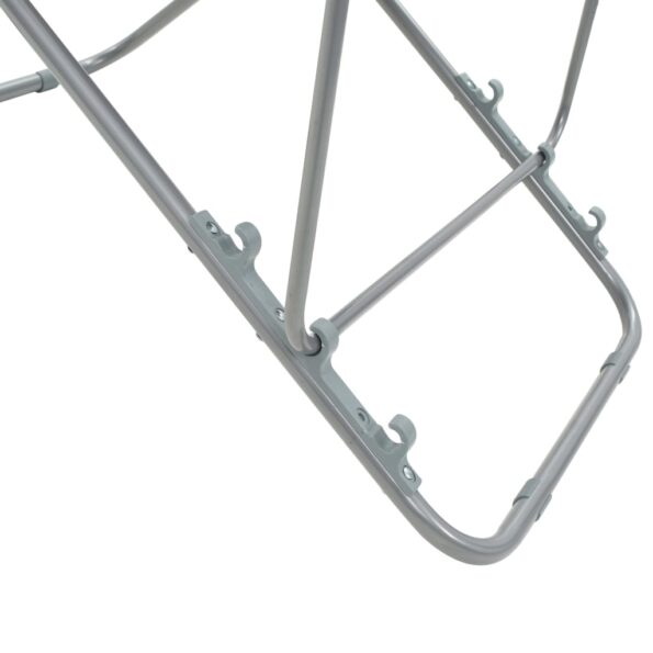 vidaXL Skladacie plážové kreslá 2 ks, oceľ a oxfordská látka, čierne – Obrázok 9