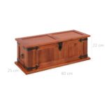 vidaXL Úložná truhlica 60x25x22 cm masívne akáciové drevo – Obrázok 12