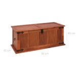 vidaXL Úložná truhlica 90x45x40 cm masívne akáciové drevo – Obrázok 12