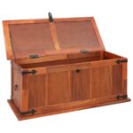 vidaXL Úložná truhlica 90x45x40 cm masívne akáciové drevo – Obrázok 7