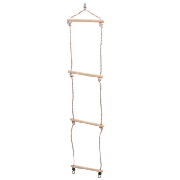 vidaXL Sedadlo hojdačky s lanovým rebríkom modré 37x15 cm PE – Obrázok 6