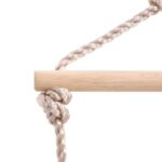 vidaXL Sedadlo hojdačky s lanovým rebríkom modré 37x15 cm PE – Obrázok 7